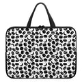 Hockey Puck Pattern Print Laptop Sleeve With Handle