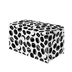 Hockey Puck Pattern Print Leather Tissue Box Cover