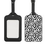 Hockey Puck Pattern Print Luggage Tag
