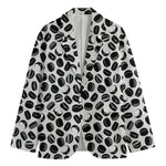 Hockey Puck Pattern Print Men's Blazer