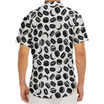 Hockey Puck Pattern Print Men's Deep V-Neck Shirt