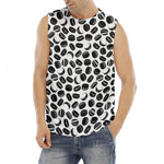 Hockey Puck Pattern Print Men's Fitness Tank Top