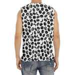 Hockey Puck Pattern Print Men's Fitness Tank Top