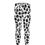 Hockey Puck Pattern Print Men's leggings