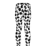 Hockey Puck Pattern Print Men's leggings