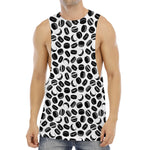 Hockey Puck Pattern Print Men's Muscle Tank Top