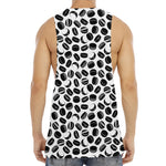 Hockey Puck Pattern Print Men's Muscle Tank Top