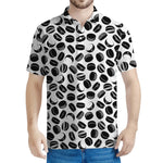 Hockey Puck Pattern Print Men's Polo Shirt