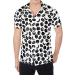 Hockey Puck Pattern Print Men's Shirt