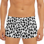 Hockey Puck Pattern Print Men's Short Boxer Briefs