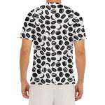 Hockey Puck Pattern Print Men's Short Sleeve Rash Guard