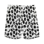 Hockey Puck Pattern Print Men's Sports Shorts