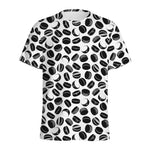 Hockey Puck Pattern Print Men's Sports T-Shirt
