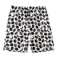 Hockey Puck Pattern Print Men's Swim Trunks