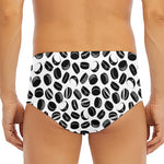 Hockey Puck Pattern Print Men's Triangle Swim Briefs