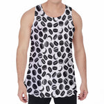 Hockey Puck Pattern Print Men's Velvet Tank Top