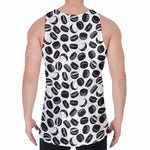Hockey Puck Pattern Print Men's Velvet Tank Top