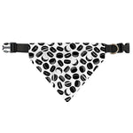 Hockey Puck Pattern Print Over The Collar Dog Bandana