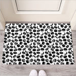 Hockey Puck Pattern Print Rubber Doormat