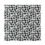 Hockey Puck Pattern Print Silk Bandana