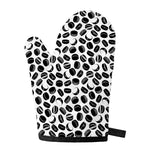 Hockey Puck Pattern Print Single Oven Mitt