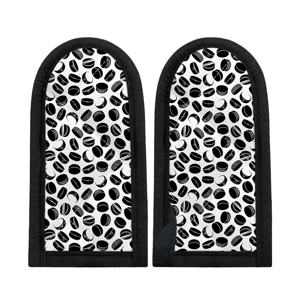 Hockey Puck Pattern Print Skillet Handle Cover