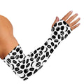 Hockey Puck Pattern Print Sun Protection Arm Sleeves