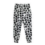 Hockey Puck Pattern Print Sweatpants