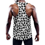 Hockey Puck Pattern Print Training Tank Top