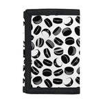 Hockey Puck Pattern Print Trifold Wallet