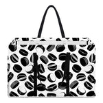 Hockey Puck Pattern Print Utility Tote Bag