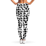 Hockey Puck Pattern Print Women's Leggings