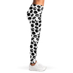 Hockey Puck Pattern Print Women's Leggings