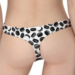 Hockey Puck Pattern Print Women's Thong