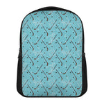 Hockey Stick And Puck Pattern Print Casual Backpack