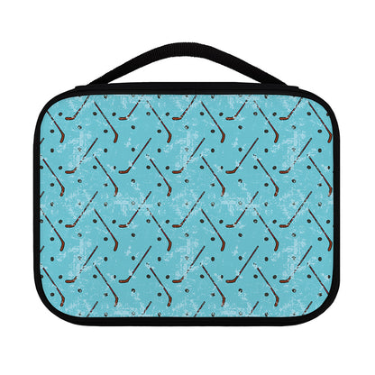 Hockey Stick And Puck Pattern Print Classic Bible Case