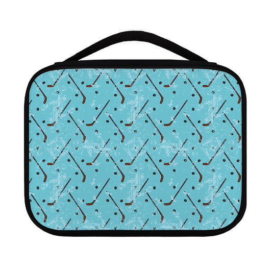 Hockey Stick And Puck Pattern Print Classic Bible Case