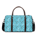 Hockey Stick And Puck Pattern Print Duffel Bag
