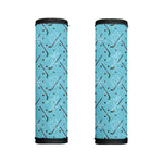 Hockey Stick And Puck Pattern Print Handle Covers