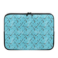 Hockey Stick And Puck Pattern Print Laptop Sleeve