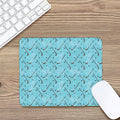 Hockey Stick And Puck Pattern Print Mouse Pad