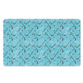 Hockey Stick And Puck Pattern Print Polyester Doormat