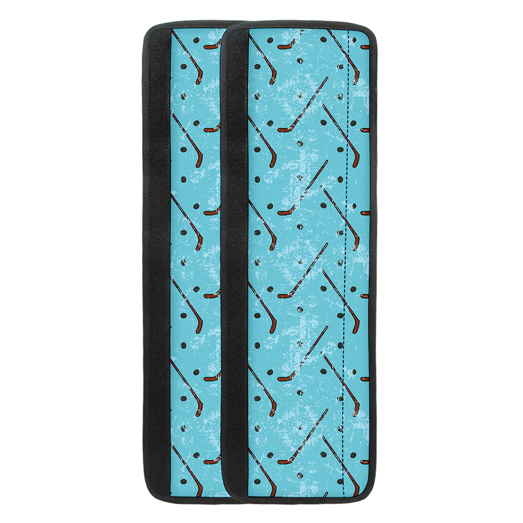 Hockey Stick And Puck Pattern Print Refrigerator Handle Covers