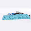 Hockey Stick And Puck Pattern Print Sports Towel