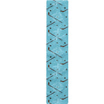 Hockey Stick And Puck Pattern Print Table Runner