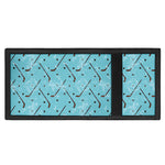 Hockey Stick And Puck Pattern Print Trifold Wallet