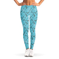 Hockey Stick And Puck Pattern Print Women's Leggings