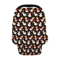 Holiday Snowman Pattern Print Baby Seat Cover