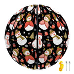Holiday Snowman Pattern Print Basketball