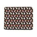 Holiday Snowman Pattern Print Bifold Wallet